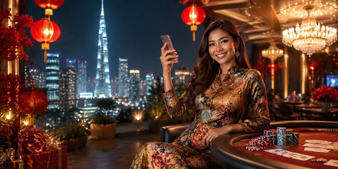 Pemain berbaju batik di Kuala Lumpur menumpukan perhatian pada permainan kad malam hari