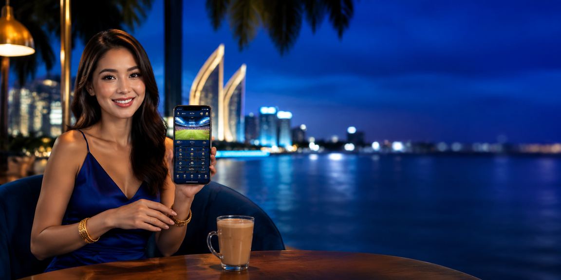 Pemain di Seremban menggunakan telefon untuk bermain kasino mudah alih dalam suasana santai